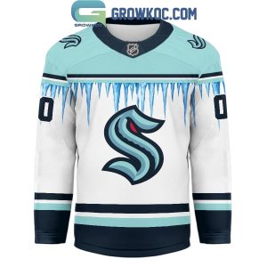 Seattle Kraken Christmas Tree Custom Hockey Jersey