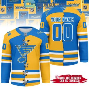 St. Louis Blues Mix Home Away Hockey Jersey