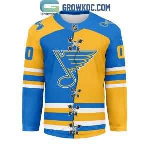 St. Louis Blues Mix Home Away Hockey Jersey