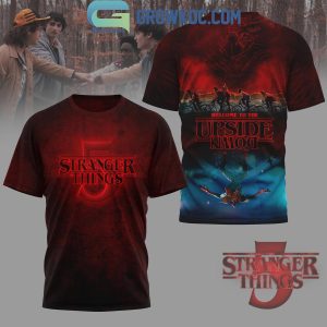 Stranger Things 5 Welcome To The Upside Down Hoodie T-Shirt