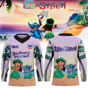 Sudbury Wolves Lilo & Stitch 626 Hockey Jersey