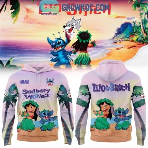 Sudbury Wolves Lilo & Stitch 626 Hoodie Shirt