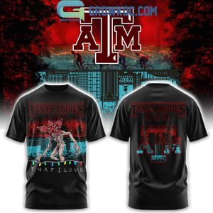 Texas A&M Aggies x Stranger Things Hoodie Shirt