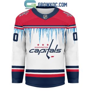 Washington Capitals Christmas Tree Custom Hockey Jersey