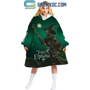 Wicked For Good Team Elphaba Oodie Hoodie Blanket