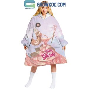 Wicked For Good Team Glinda Oodie Hoodie Blanket
