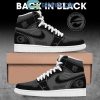 Detroit Lions Back In Black Air Jordan 1 Shoes
