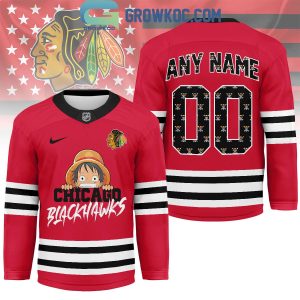 Chicago Blackhawks x One Piece Hockey Jersey Chicago Blackhawks x One Piece Hockey Jersey