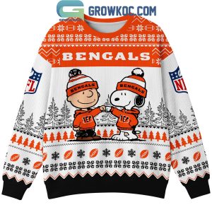 Cincinnati Bengals Snoopy Peanuts Who Dey Nation Ugly Sweater