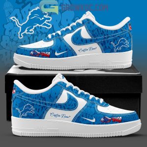 Detroit Lions Puerto Rican Heritage Air Force 1 Shoes