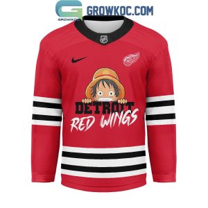 Detroit Red Wings x One Piece Hockey Jersey