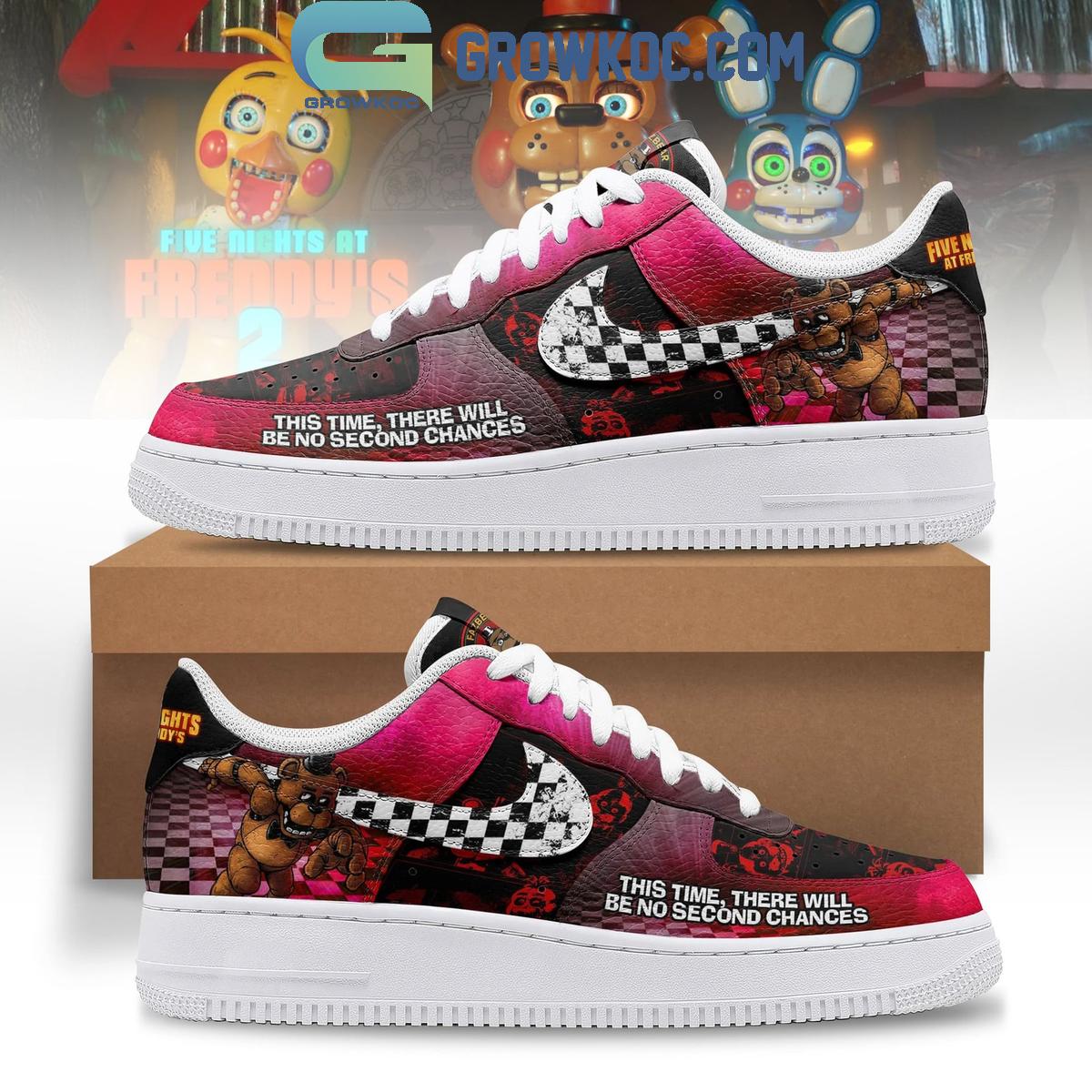 Five Nights At Freddy's This Time There Will Be No Second Chances Air Force 1 Shoes Five Nights At Freddy's This Time There Will Be No Second Chances Air Force 1 Shoes