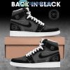 Detroit Lions Back In Black Air Jordan 1 Shoes