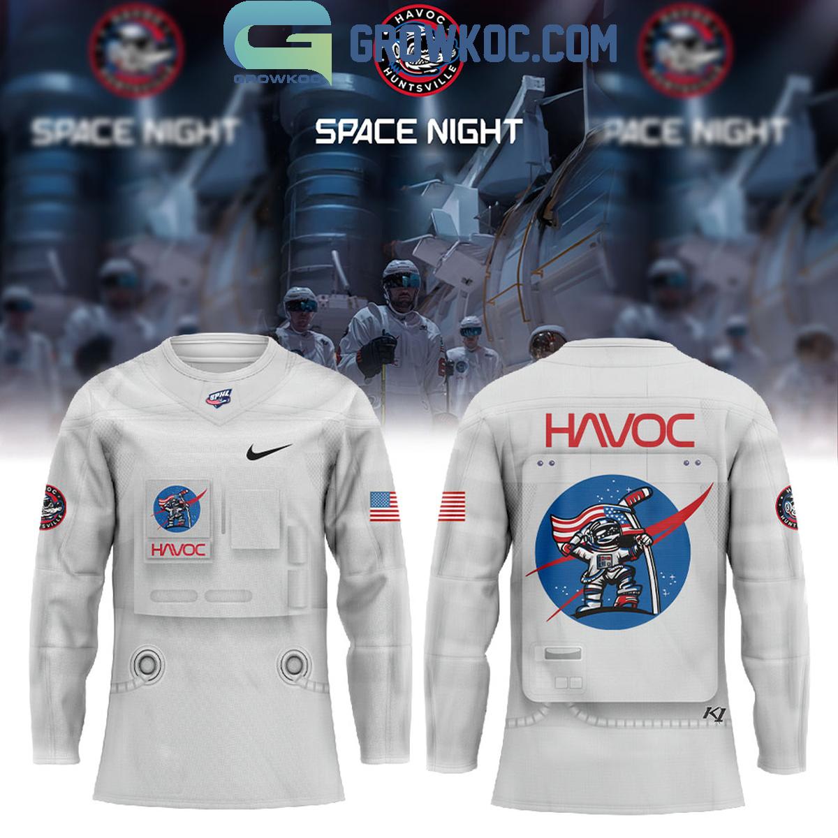 Huntsville Havoc The Space Night Are Ready Hockey Jersey Huntsville Havoc The Space Night Are Ready Hockey Jersey