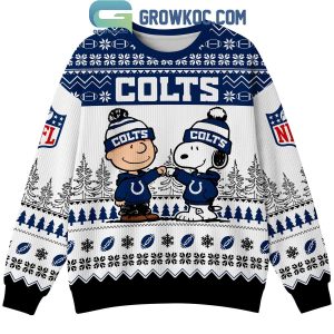 Indianapolis Colts Snoopy Peanuts For The Shoe Ugly Sweater