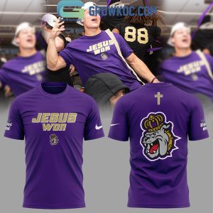 James Madison Dukes Football Jesus Won Hoodie Shirt