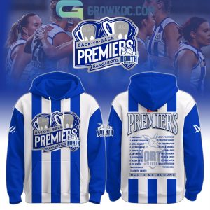 Kangaroos 2025 AFLW Premiers Hoodie Shirt Kangaroos 2025 AFLW Premiers Hoodie Shirt