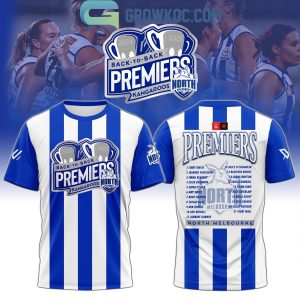 Kangaroos 2025 AFLW Premiers Hoodie Shirt