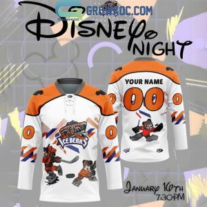 Knoxville Ice Bears x Mickey Mouse Disney Night Hockey Jersey