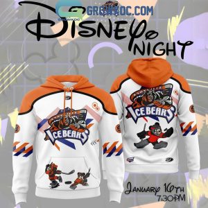 Knoxville Ice Bears x Mickey Mouse Disney Night Hoodie Shirt Knoxville Ice Bears x Mickey Mouse Disney Night Hoodie Shirt