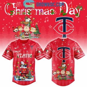Minnesota Twins x Snoopy And Friends Christmas Jersey