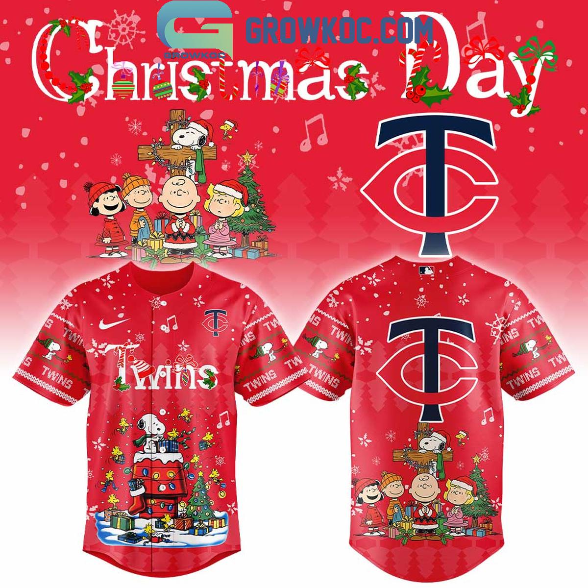 Minnesota Twins x Snoopy And Friends Christmas Jersey Minnesota Twins x Snoopy And Friends Christmas Jersey