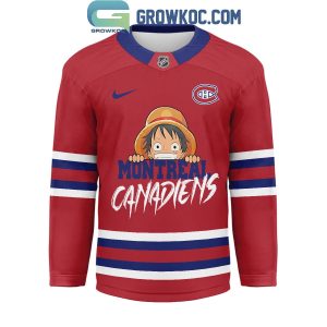 Montreal Canadiens x One Piece Hockey Jersey