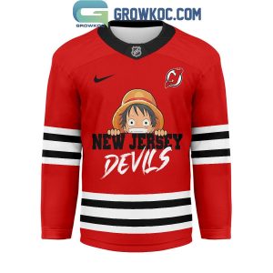 New Jersey Devils x One Piece Hockey Jersey