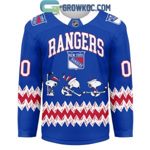 New York Rangers Snoopy Peanuts No BS Hockey Jersey