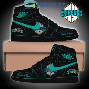 New York Sirens New Edition Black Air Jordan 1 Shoes