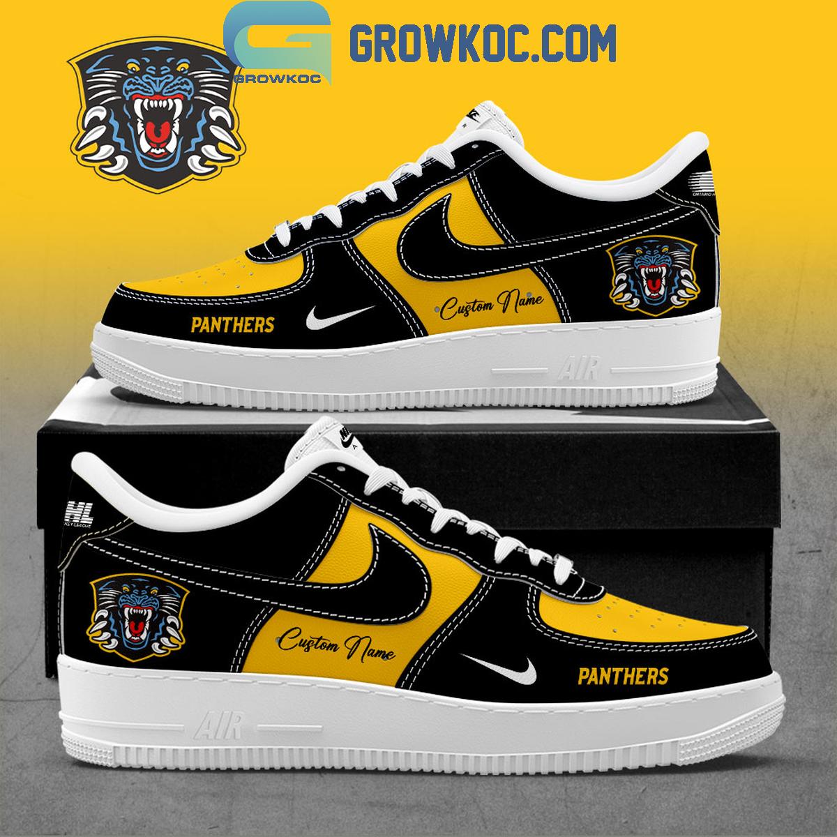 Nottingham Panthers Hockey Custom Air Force 1 Shoes Nottingham Panthers Hockey Custom Air Force 1 Shoes