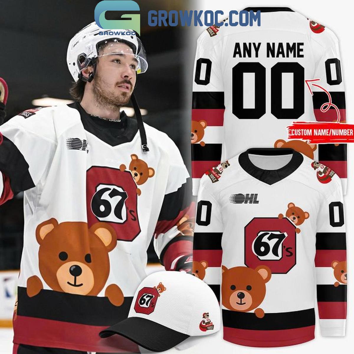 Ottawa 67's Teddy Bear Toss 2025 Hockey Jersey Ottawa 67's Teddy Bear Toss 2025 Hockey Jersey