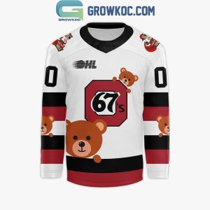 Ottawa 67’s Teddy Bear Toss 2025 Hockey Jersey
