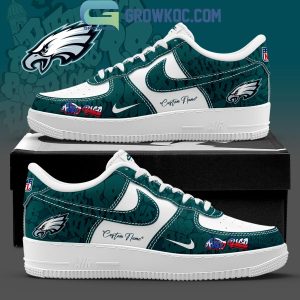 Philadelphia Eagles Puerto Rican Heritage Air Force 1 Shoes