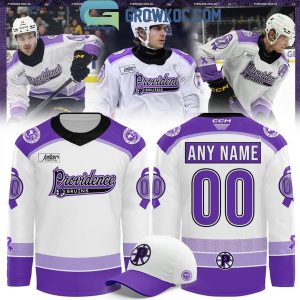 Providence Bruins Hockey Fight Cancer 2025 Hockey Jersey