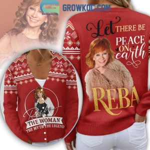 Reba Let There Be Peace On Earth Cardigan Sweater Reba Let There Be Peace On Earth Cardigan Sweater