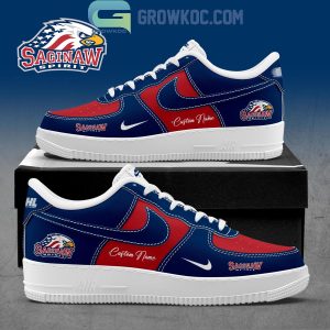 Saginaw Spirit Hockey Custom Air Force 1 Shoes