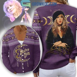 Stevie Nicks Sister Moon Cardigan Sweater Stevie Nicks Sister Moon Cardigan Sweater
