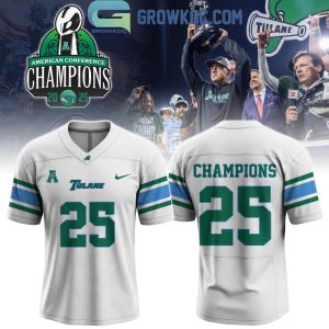 Tulane Green Wave Champions 2025 Football Jersey
