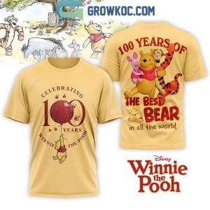 Winnie The Pooh 100 Years The Best Bear In All The World Shirt