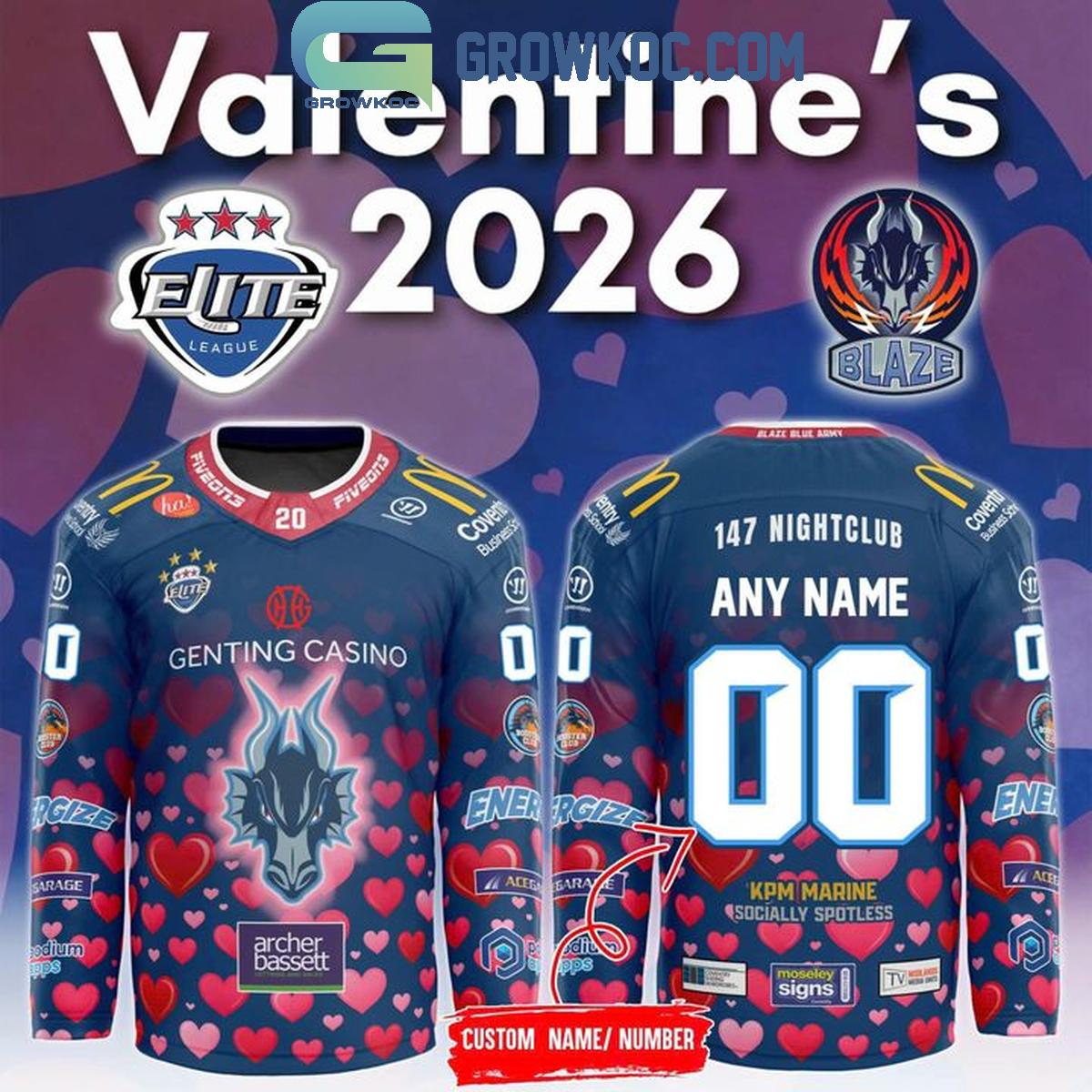 Coventry Blaze Valentine's Day Jersey Coventry Blaze Valentine's Day Jersey