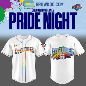 Brooklyn Cyclones Pride Night 2026 Baseball Jersey