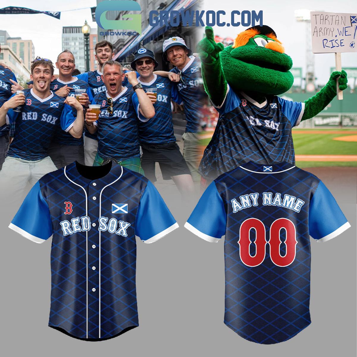 Boston Red Sox Scottish Pride Celebration 2026 Baseball Jersey Boston Red Sox Scottish Pride Celebration 2026 Baseball Jersey
