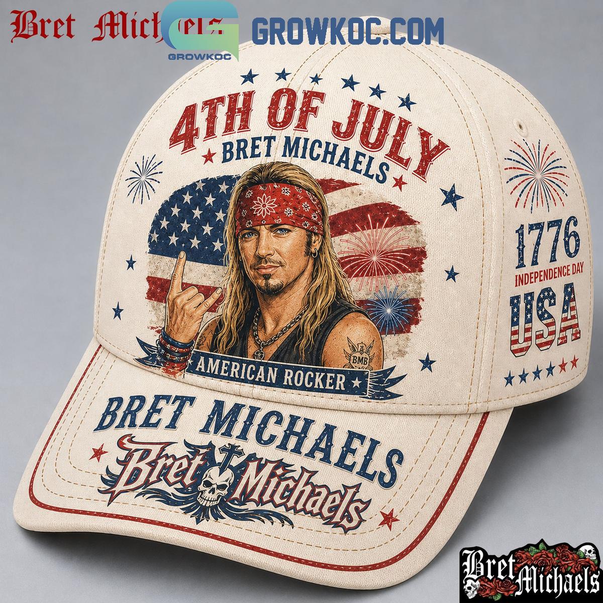 Bret Michaels 4th Of July America 250 Years Cap Bret Michaels 4th Of July America 250 Years Cap