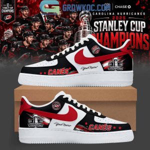 Carolina Hurricanes 2026 Stanley Cup Champions Air Force Shoes