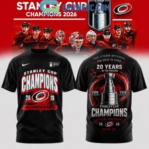Carolina Hurricanes Stanley Cup Champions 20 Years Shirt