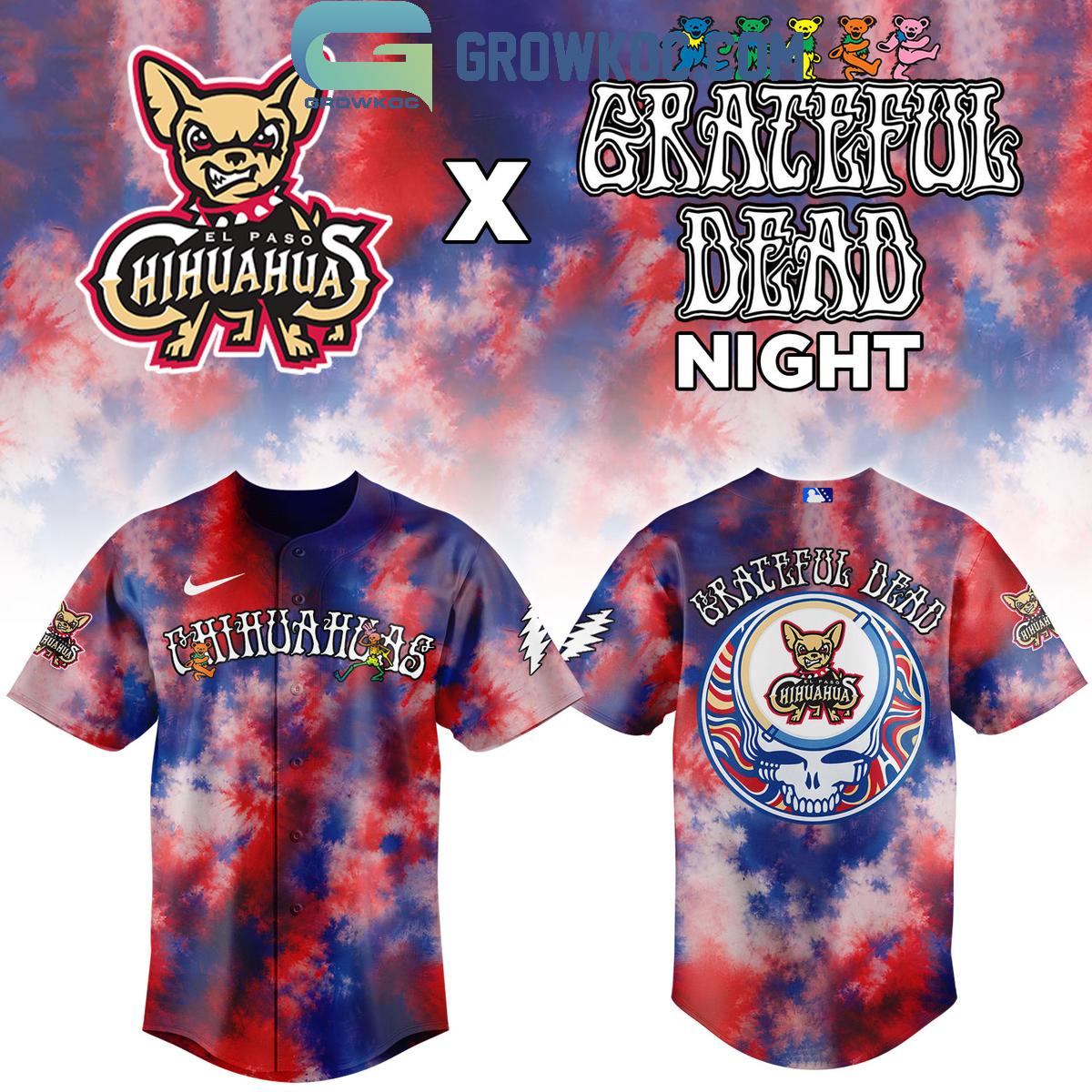 El Paso Chihuahua Grateful Dead Night Jersey El Paso Chihuahua Grateful Dead Night Jersey