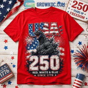 Godzilla USA 250 Years Of Freedom T-Shirt