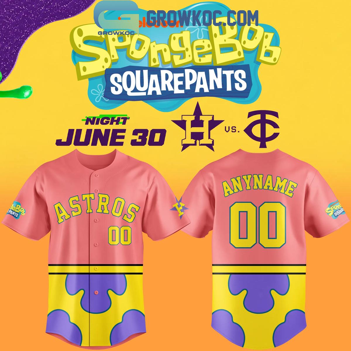 Houston Astros x SpongeBob Night 2026 Jersey Houston Astros x SpongeBob Night 2026 Jersey