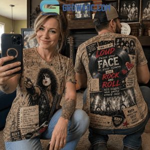 Kiss Loud And Proud Born To Rock V Neck Shirt